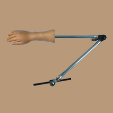 Foaming cosmetic hand for shoulder disarticulation